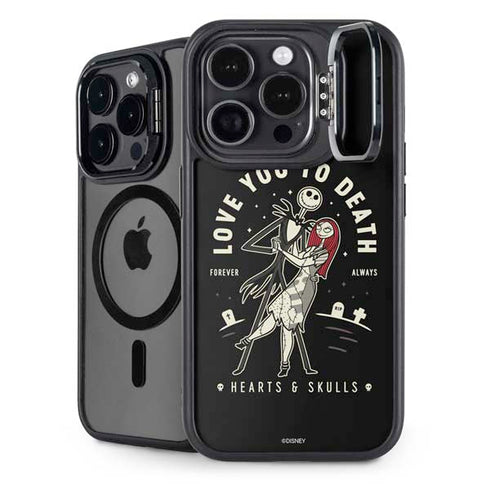 Disney The Nightmare Before Christmas Love You To Death iPhone 15 Pro Kickstand Case